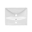 SWISS AQUA TECHNOLOGIES - Brevis Lavabo suspendu avec trou pour robinetterie au milieu, 50,5x40x14cm (SATBRE5040S) - vignette
