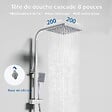 AICA SANITAIRE - AICA Colonne de douche thermostatique, avec mitigeur thermostatique - vignette