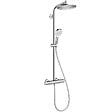 HANSGROHE - Colonne de douche Crometta S 240 EcoSmart chrome HANSGROHE 27268000 avec mitigeur thermostatique - vignette
