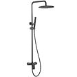 VALAZ - Colonne de douche mitigeur SALVIA noir mat 20 cm - vignette