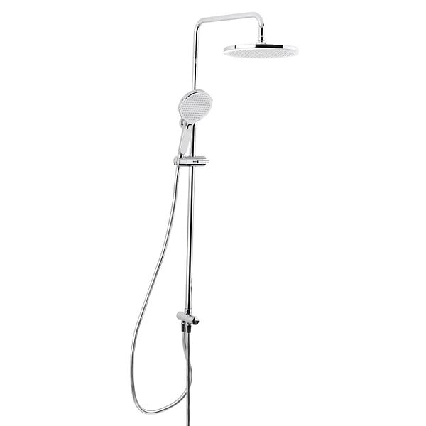 SWISS AQUA TECHNOLOGIES - Swiss Aqua Technologies Set de douche, douchette 3 jets, barre avec curseur, tête de douche XXL 254 mm intégrée, Chrome SATPIPET - large