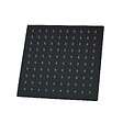 AICA SANITAIRE - AICA colonne de douche thermostatique noir mat avec douche de tête carrée 20X20cm, réglable en hauteur 73-115 cm - vignette