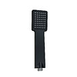 AICA SANITAIRE - AICA colonne de douche thermostatique noir mat avec douche de tête carrée 20X20cm, réglable en hauteur 73-115 cm - vignette