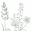 99DECO - Lot de 2 panneaux de douche en PVC (90x220 & 120x220 cm) + profilés blanc - Vegetalist - Vert - vignette