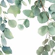 99DECO - Lot de 2 panneaux de douche en aluminium (90x220 & 120x220 cm) + profilés blanc - Eucalyptus in Rain - Multicolore - vignette