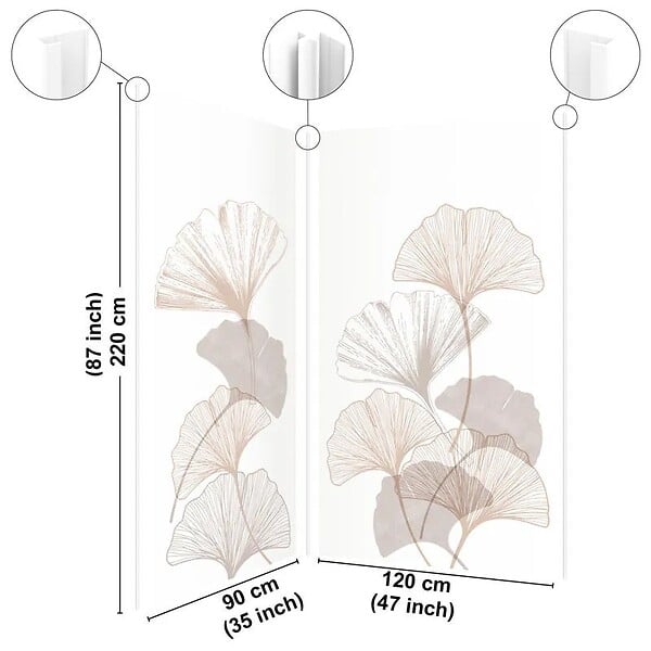 99DECO - Pack 2 panneaux de douche en aluminium Blanc Floral + 3 profilés Blancs - 99deco - 1 panneau de 90x220 cm et 1 panneau de 120x220 cm - large
