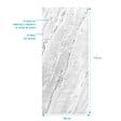 AURLANE - Panneau Mural Pierre Finition Artic Storm 100 x 210 cm - STONE'IT - vignette