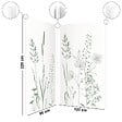 99DECO - Lot de 2 panneaux de douche en aluminium (90x220 & 120x220 cm) + profilés blanc - Vegetalist - Vert - vignette