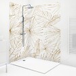 99DECO - Lot de 2 panneaux de douche en PVC (90x220 & 120x220 cm) + profilés blanc - Lamnar Kola - vignette