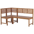 BELIANI - Ensemble de terrasse 4 places TREIA Acacia Marron - vignette