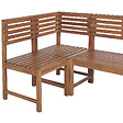 BELIANI - Ensemble de terrasse 4 places TREIA Acacia Marron - vignette