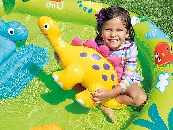 INTEX - Aire de jeux gonflable Petit Dino - Intex - large