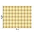 99DECO - Fond de hotte en aluminium - motif vichy orange - 70x90 cm - vignette