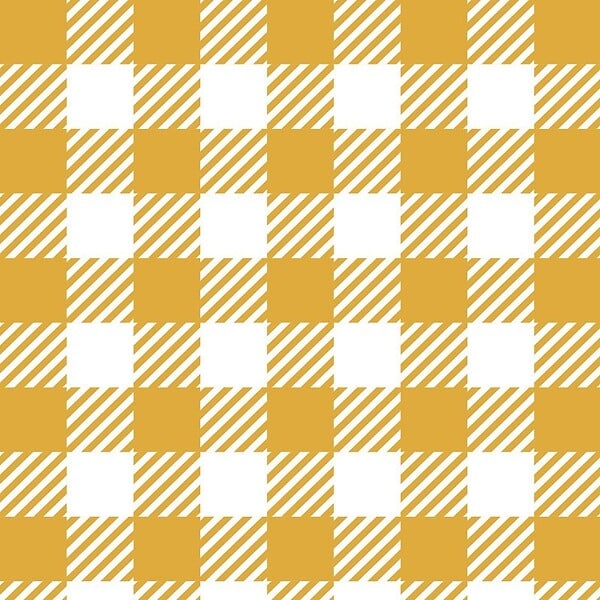 99DECO - Fond de hotte en aluminium - motif vichy orange - 70x90 cm - large