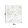99DECO - Fond de hotte en aluminium - motif floral vert - 70x60 cm - vignette