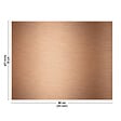 99DECO - Fond de hotte en aluminium - effet industriel cuivre - 70x90 cm - vignette