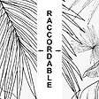 99DECO - Crédence cuisine en aluminium - floral noir - 360x50 cm (en 3 bandeaux) - vignette