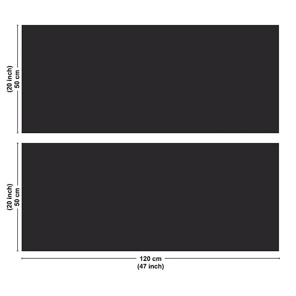 99DECO - Crédence cuisine en aluminium - effet ardoise gris RAL7016 - 240x50 cm (en 2 bandeaux) - large