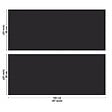 99DECO - Crédence cuisine en aluminium - effet ardoise gris RAL7016 - 240x50 cm (en 2 bandeaux) - vignette