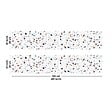 99DECO - Crédence cuisine en aluminium - motif terrazzo blanc - 200x20 cm (en 2 bandeaux) - vignette