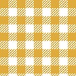 99DECO - Crédence cuisine en aluminium - motif vichy orange - 200x20 cm (en 2 bandeaux) - vignette