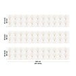 99DECO - Crédence cuisine en aluminium - art déco blanc 300x20 cm (en 3 bandeaux) - vignette