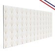 99DECO - Crédence cuisine en aluminium - art déco blanc 300x20 cm (en 3 bandeaux) - vignette