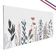 99DECO - Crédence cuisine en aluminium - floral bleu profond et vert - 360x50 cm (en 3 bandeaux) - vignette