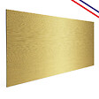 99DECO - Fond de hotte en aluminium - effet industriel doré - 70x60 cm - vignette