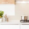 99DECO - Fond de hotte en aluminium - motif sable beige - 70x60 cm - vignette