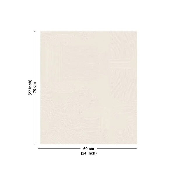 99DECO - Fond de hotte en aluminium - motif sable beige - 70x60 cm - large