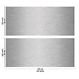 99DECO - Crédence cuisine en aluminium - effet industriel gris - 240x50 cm (en 2 bandeaux) - vignette