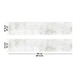 99DECO - Crédence cuisine en aluminium - effet marbre vert - 200x20 cm (en 2 bandeaux) - vignette