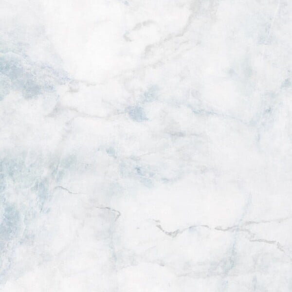 99DECO - Crédence cuisine en aluminium - effet marbre bleu - 300x20 cm (en 3 bandeaux) - large