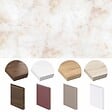 99DECO - Crédence cuisine en aluminium - effet marbre beige - 200x20 cm (en 2 bandeaux) - vignette