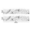 99DECO - Crédence cuisine en aluminium - floral noir - 200x20 cm (en 2 bandeaux) - vignette