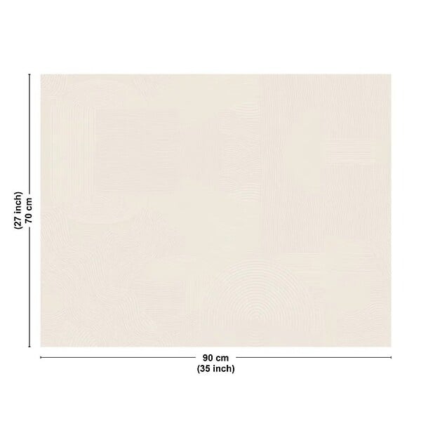 99DECO - Fond de hotte en aluminium - motif sable beige - 70x90 cm - large