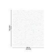 99DECO - Fond de hotte en aluminium - motif terrazzo blanc et vert - 70x60 cm - vignette
