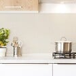 99DECO - Crédence cuisine en aluminium - motif sable beige - 360x50 cm (en 3 bandeaux) - vignette