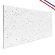 99DECO - Crédence cuisine en aluminium - motif terrazzo blanc et noir - 200x20 cm (en 2 bandeaux) - vignette