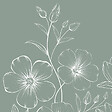 99DECO - Lot de 2 panneaux de douche en PVC (90x220 & 120x220 cm) + profilés blanc - Charme - Blanc et Vert - vignette