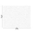 99DECO - Fond de hotte en aluminium - motif terrazzo blanc et vert - 70x90 cm - vignette