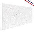 99DECO - Crédence cuisine en aluminium - motif terrazzo blanc et terracotta - 240x50 cm (en 2 bandeaux) - vignette