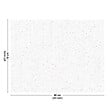 99DECO - Fond de hotte en aluminium - motif terrazzo blanc et terracotta - 70x90 cm - vignette