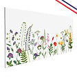 99DECO - Crédence cuisine en aluminium - motif floral vert, violet, jaune et rouge - 240x50 cm (en 2 bandeaux) - vignette