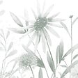 99DECO - Crédence cuisine en aluminium - motif floral vert - 200x20 cm (en 2 bandeaux) - vignette