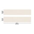 99DECO - Crédence cuisine en aluminium - motif sable beige - 200x20 cm (en 2 bandeaux) - vignette