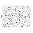 99DECO - Fond de hotte en aluminium - motif terrazzo blanc - 70x90 cm - vignette