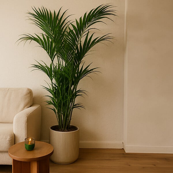 BLOOMIQUE - Howea Forsteriana - Kentia Palm - Plante d'intérieur XXL - Purificateur d'air - H. 150-170 cm - large