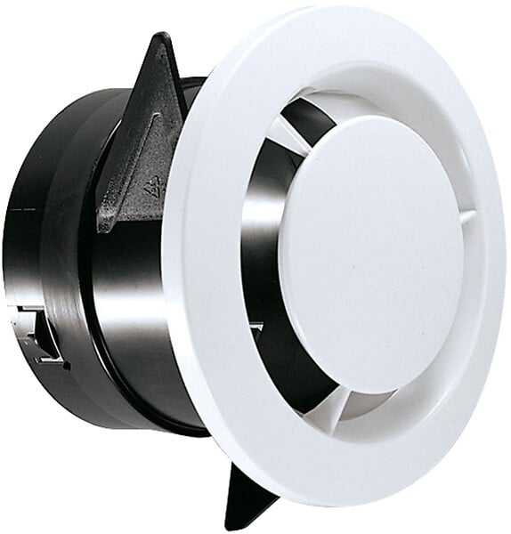 ATLANTIC - Bouche d'extraction PB 80 NP - Sanitaire - ø80mm - Manchon court - large